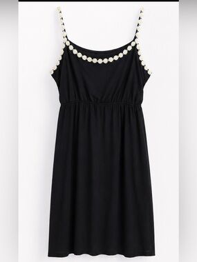 New Look Black Daisy Trim Dress 3X
